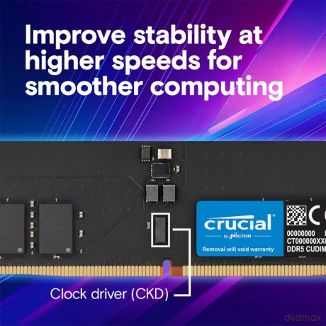 Pamięć DDR5 32GB/6400 CL52 CUDIMM
