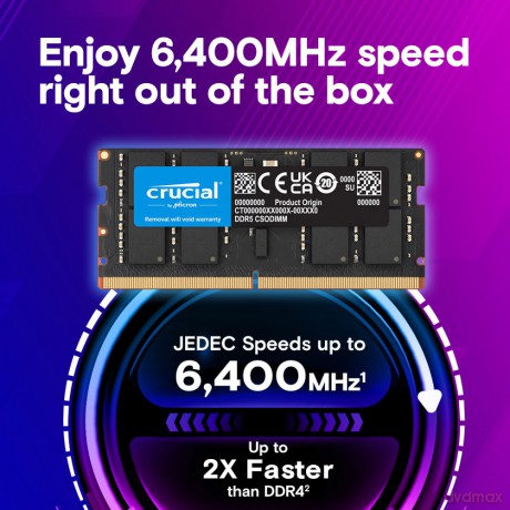 Pamięć do notebooka DDR5 CSODIMM 32GB (132GB)/6400 CL52