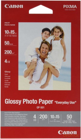 Papier Canon GP-501 błyszczący Photo Paper 10x15 50 arkuszy 0775B081