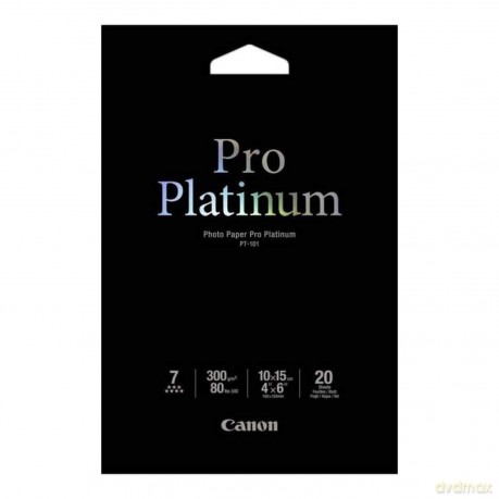 Papier Canon PT-101 Pro Platinum Photo Paper 10x15 20 arkuszy 2768B013