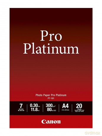 Papier Canon PT-101 Pro Platinum Photo Paper A4 20 arkuszy 2768B016