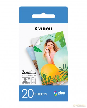 Papier fotograficzny ZINK 5×7.6 20 arkuszy 3214C002