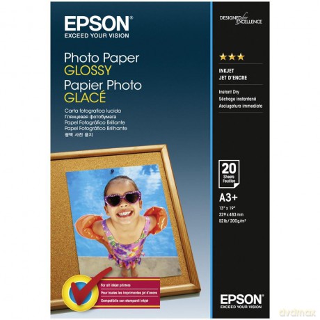 Papier Photo Glossy A3+ 20 arkuszy 200g/mkw