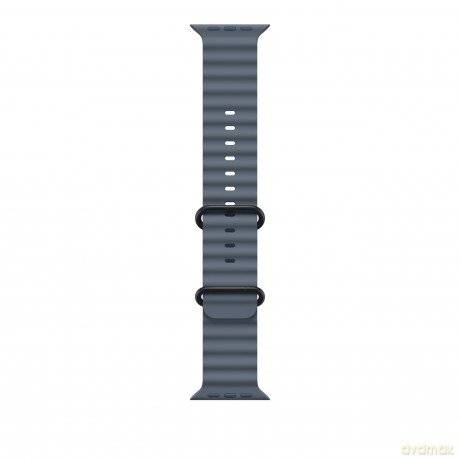 Pasek Ocean w kolorze marynarskiego granatu do koperty 49 mm - elementy z tytanu w kolorze czarnym