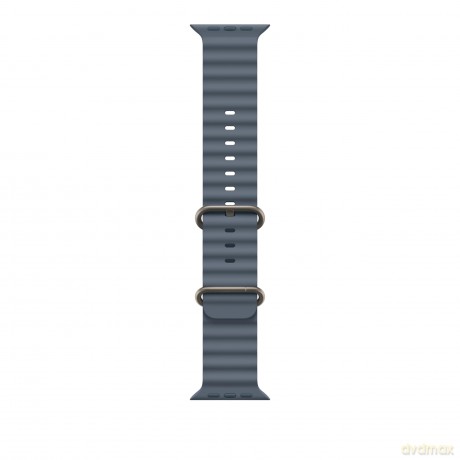 Pasek Ocean w kolorze marynarskiego granatu do koperty 49 mm - elementy z tytanu w kolorze naturalnym