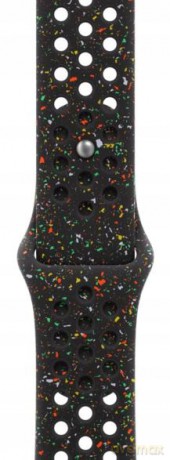 Pasek sportowy Nike w kolorze nocnej czerni do koperty 46 mm - rozmiar M/L