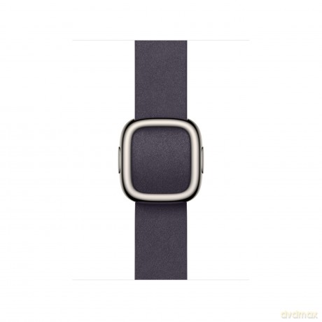 Pasek w kolorze nocnego fioletu z klamrą nowoczesną do koperty 42 mm - rozmiar S