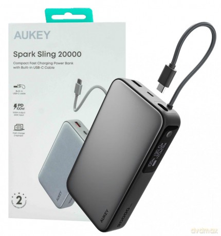 PB-Y48 PowerBank 20000mAh 130W 4xUSB LED PPS kabel USB-C