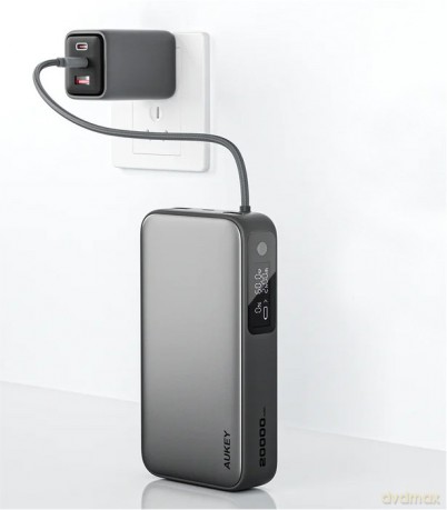 PB-Y48 PowerBank 20000mAh 130W 4xUSB LED PPS kabel USB-C