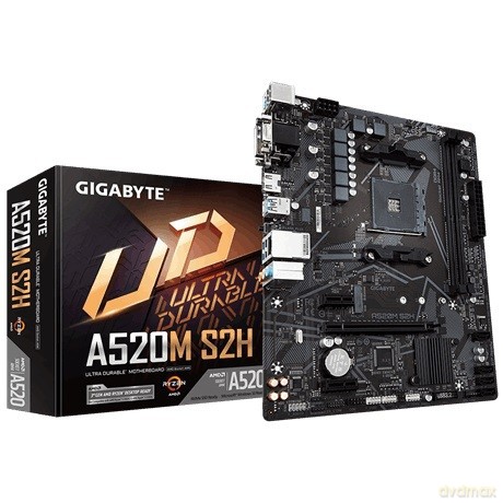 Płyta główna A520M S2H AM4 2DDR4 M.2 HDMI/DVI mATX