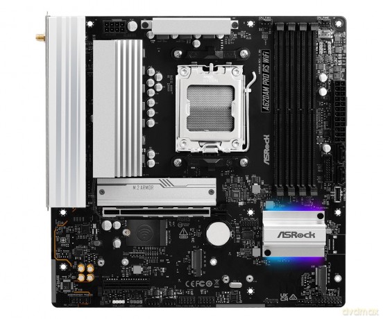 Płyta główna A620AM PRO RS WIFI AM5 4DDR5 HDMI/DP M.2 mATX