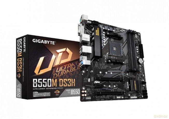 Płyta główna B550M DS3H AM4 4DDR4 HDMI/DVI M.2 USB3.2 mATX