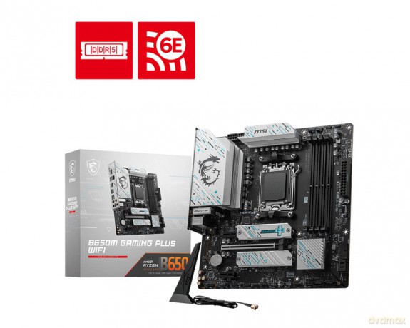 Płyta główna B650M GAMING PLUS WIFI AM5 4DDR5 HDMI/DP mATX