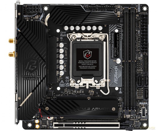 Płyta główna B760I LIGHTNING WIFI s1700 2DDR5 mITX DP/HDMI