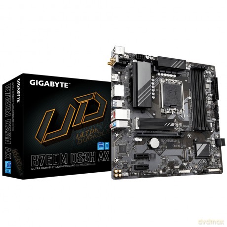Płyta główna B760M DS3H AX s1700 4 DDR5 HDMI/DP/DSUB mATX