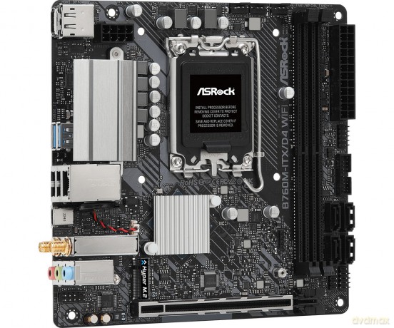 Płyta główna B760M-ITX D4 WIFI s1700 2DDR4 mITX M.2 USB-C