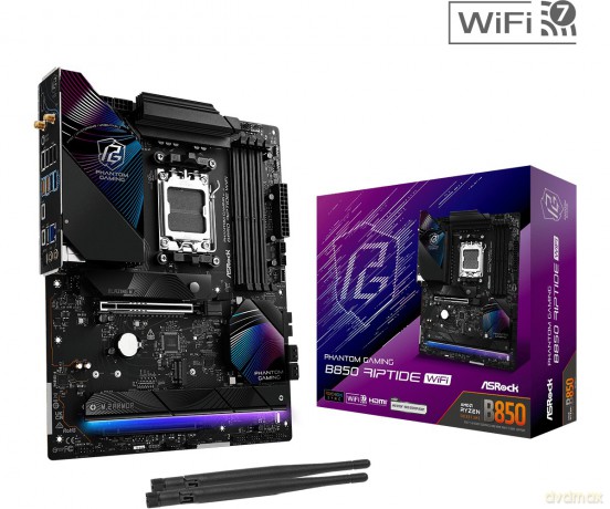 Płyta główna B850 Phantom Gaming Riptide WiFi AM5 4DDR5 ATX