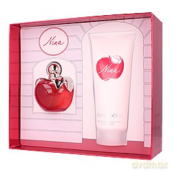 Nina Ricci Nina Zestaw - woda toaletowa 80 ml spray + balsam do ciała 200 ml (Damskie) [KOSMETYKI]