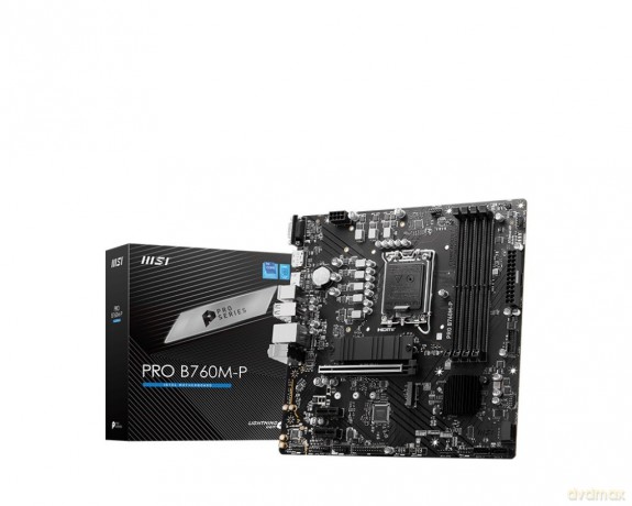 Płyta główna PRO B760M-P s1700 4DDR5 DP/HDMI 2M.2 mATX