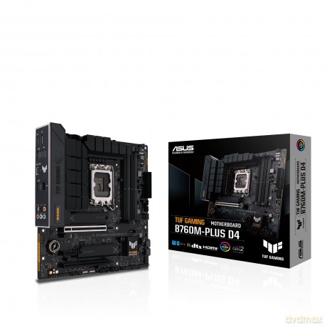 Płyta główna TUF GAMING B760M-PLUS D4 s1700 DDR4 DP/HDMI mATX