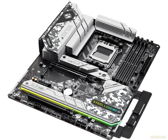 Płyta główna X670E STEEL LEGEND AM5 4DDR5 HDMI/DP M.2 EATX