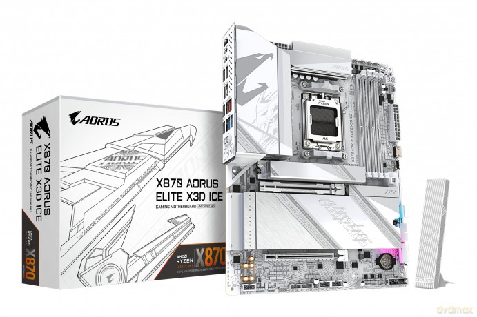 Płyta główna X870 AORUS ELITE X3D ICE AM5 4DDR5 HDMI ATX