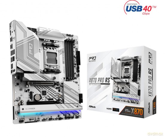 Płyta główna X870 PRO RS AM5 4DDR5 M.2 ATX