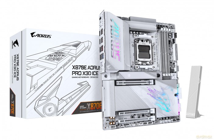 Płyta główna X870E AORUS PRO ICE AM5 4DDR5 HDMI/USB-C ATX