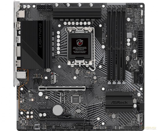 Płyta główna Z790M PG Lightning/D4 S1700 4DDR4 HDMI M2 mATX