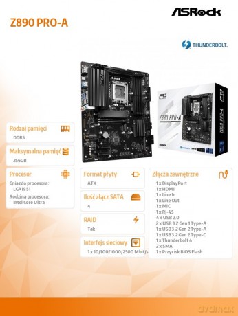 Płyta główna Z890 PRO-A ATX