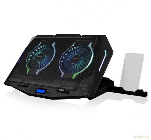 Podstawka chłodząca pod laptopa CF21 RGB SILENT FAN Czarna