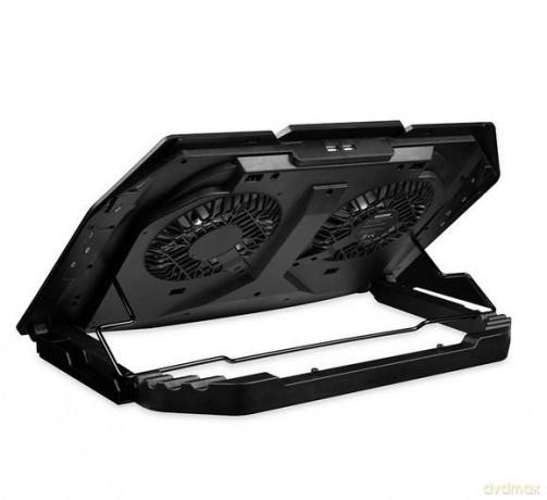 Podstawka chłodząca pod laptopa CF21 RGB SILENT FAN Czarna