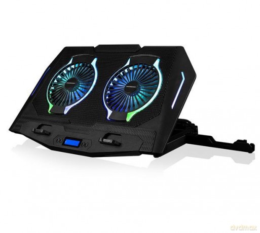 Podstawka chłodząca pod laptopa CF21 RGB SILENT FAN Czarna