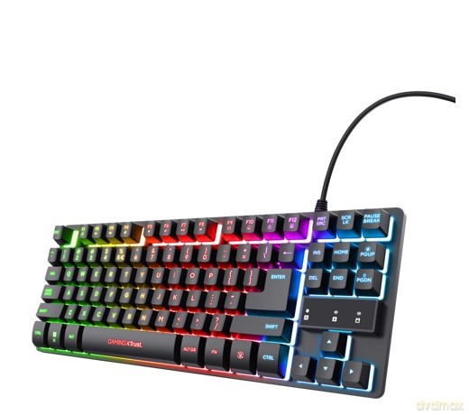 Podświetlana klawiatura gamingowa GTX 833 Thado TKL czarna