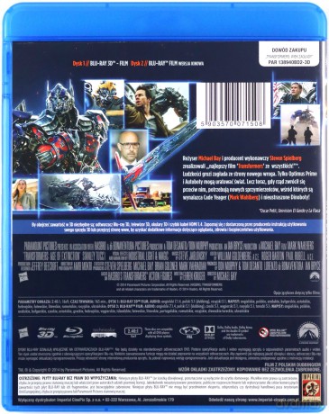 Transformers: Wiek zagłady [Blu-Ray 3D]+[Blu-Ray]