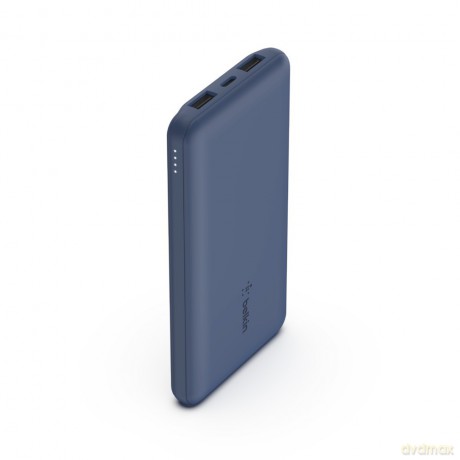 PowerBank 10 000mAh USB A i C 15W niebieski