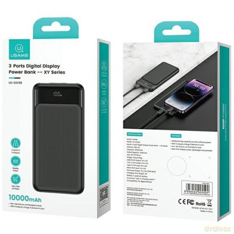 Powerbank 10000mAh 10W 1xUSB-C 2xUSB-A XY Series