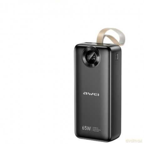 Powerbank Awei PA-34 30000mAh 65W Fast charging Czarny