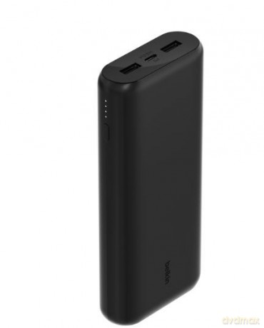 Powerbank BoostCharge 20k mAh 20w Compact 3 port czarny