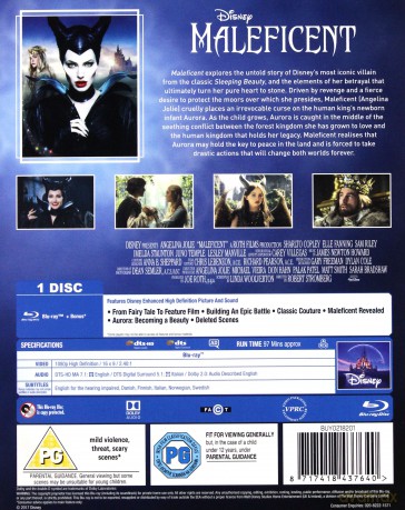 Maleficent (Czarownica) (Disney) [Blu-Ray]