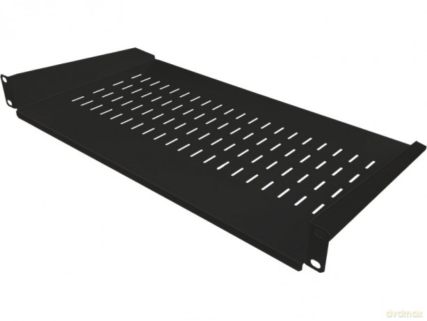 Półka stała 19 cali 1U głębokość 250mm Czarna