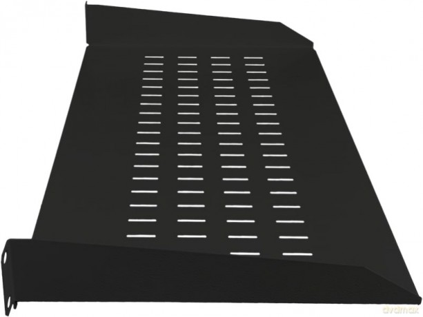 Półka stała 19 cali 1U głębokość 250mm Czarna