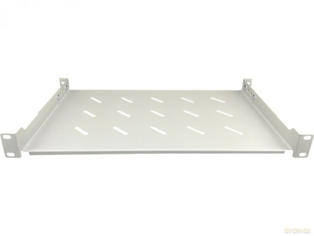 Półka stała 19 cali 1U głębokość 280mm Szara