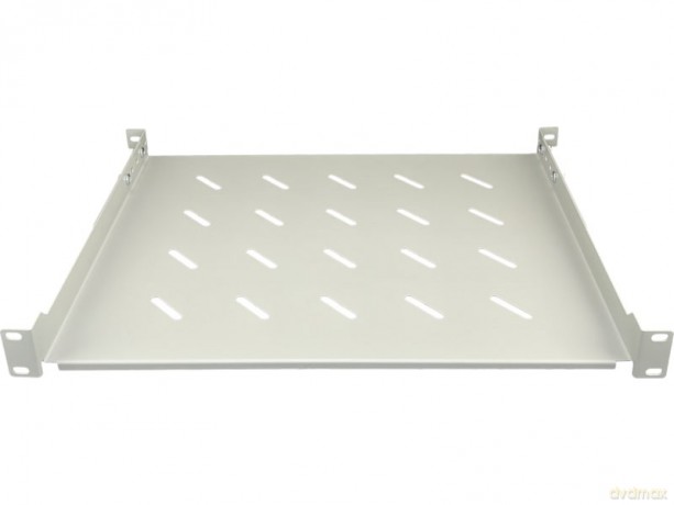 Półka stała 19 cali 1U głębokość 350mm Szara