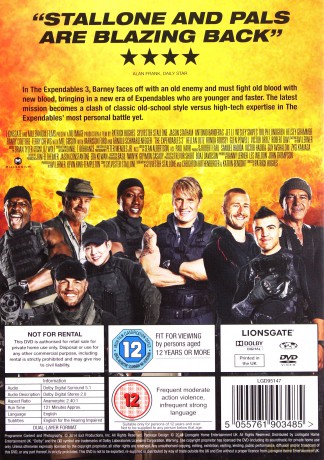 The Expendables 3 (Niezniszczalni 3) [DVD]