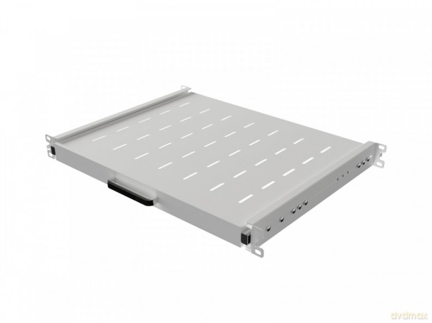 Półka wysuwana do szaf rack 19 cali 350mm szara