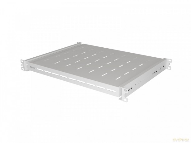 Półka wysuwana do szaf rack 19 cali 350mm szara