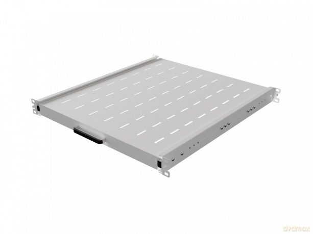 Półka wysuwana do szaf rack 19 cali 500mm szara