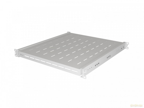 Półka wysuwana do szaf rack 19 cali 500mm szara