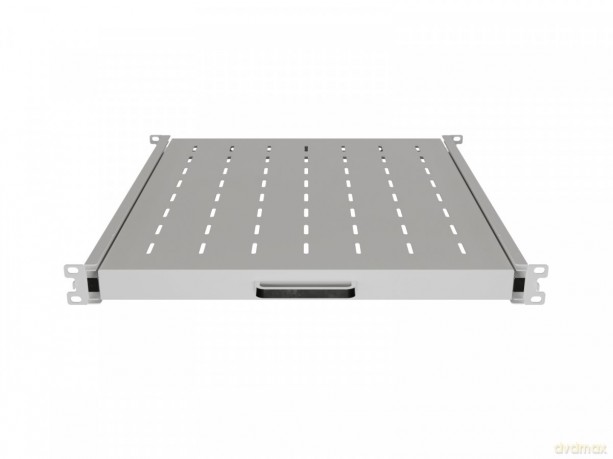 Półka wysuwana do szaf rack 19 cali 500mm szara